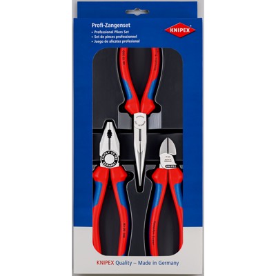 Produktbild von KNIPEX® - Zangen-Set 00 20 11 3-teilig Kunststoffverpackung