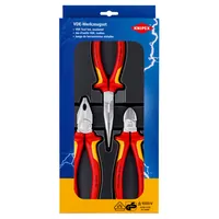 KNIPEX Zangen-Set 00 20 12 3-teilig Kunststoffverpackung Produktbild
