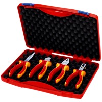 Produktbild von KNIPEX® - Zangen-Set 00 20 15 4-teilig Kunststoffkoffer