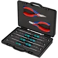 KNIPEX Elektronikzangen-Set mit Werkzeugen für Arbeiten an elektronischen Bauteilen Produktbild