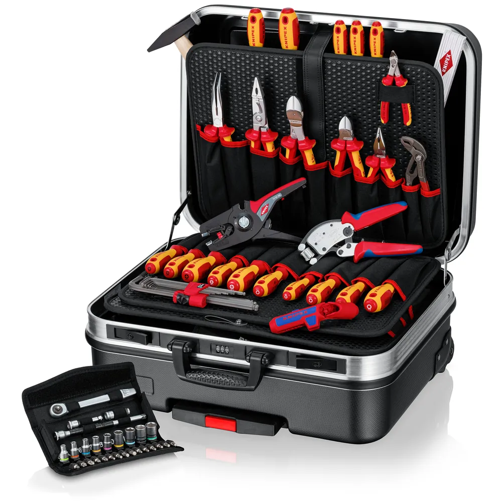 KNIPEX Werkzeugkoffer "BIG Basic Move" ElektroPlus, 68-teilig 515 mm 002106 Produktbild img2 L