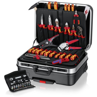 Produktbild von KNIPEX® - Werkzeugkoffer "BIG Basic Move" ElektroPlus, 68-teilig 515 mm 002106