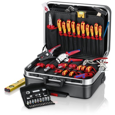 Produktbild von KNIPEX® - Werkzeugkoffer "BIG Basic Move" ElektroPlus, 68-teilig 515 mm 002106