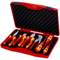 Produktbild von KNIPEX® - 00 21 15 Werkzeug-Box "RED" Elektro Set 2