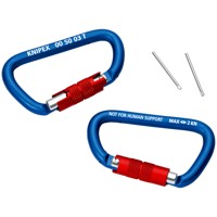 Produktbild von KNIPEX® - Werkzeugsicherung 00 50 03 T BK Karabiner