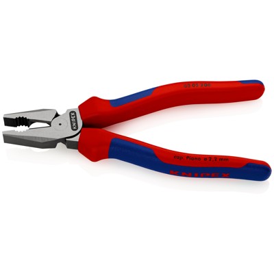 Produktbild von KNIPEX® - Kraft-Kombizange 02 02 200 poliert Mehrkomponenten 200mm