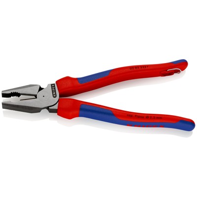 Produktbild von KNIPEX® - Kraft-Kombizange 02 02 225 T poliert Mehrkomponenten mit Öse 225mm