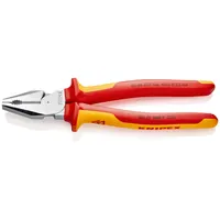 KNIPEX Kraft-Kombizange isoliert mit Mehrkomponenten-Hüllen, VDE-geprüft verchromt Produktbild
