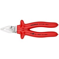 Produktbild von KNIPEX® - Kraft-Kombizange 02 07 200 verchromt tauchisoliert 200mm