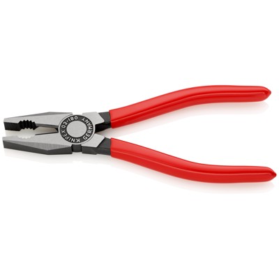 Produktbild von KNIPEX® - Kombizange 03 01 180 poliert kunststoffüberzogen 180mm