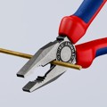 Produktbild von KNIPEX® - Kombizange 03 02 180 poliert Mehrkomponenten 180mm