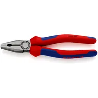 KNIPEX Kombizange mit Mehrkomponenten-Hüllen schwarz atramentiert Produktbild