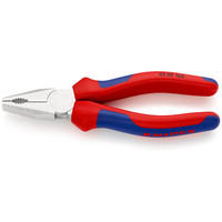 Produktbild von KNIPEX® - Kombizange 03 05 160 verchromt Mehrkomponenten 160mm