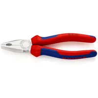 KNIPEX Kombizange mit Mehrkomponenten-Hüllen verchromt Produktbild