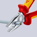 Produktbild von KNIPEX® - Kombizange 03 06 160 verchromt Mehrkomponenten VDE isoliert 160mm