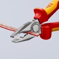 Produktbild von KNIPEX® - Kombizange 03 06 160 verchromt Mehrkomponenten VDE isoliert 160mm