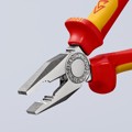 Produktbild von KNIPEX® - Kombizange 03 06 160 verchromt Mehrkomponenten VDE isoliert 160mm