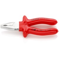 Produktbild von KNIPEX® - Kombizange 03 07 160 verchromt tauchisoliert 160mm