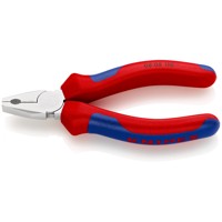 Produktbild von KNIPEX® - Mini-Kombizange 08 05 110 verchromt Mehrkomponenten 110mm