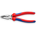 KNIPEX Spitz-Kombizange schwarz atramentiert, mit Mehrkomponenten-Hüllen 188 mm 0822185 Produktbild img2 S