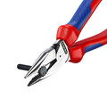 KNIPEX Spitz-Kombizange schwarz atramentiert, mit Mehrkomponenten-Hüllen 188 mm 0822185 Produktbild img6 S