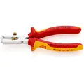 KNIPEX Abisolierzange 11 06 160 verchromt Mehrkomponenten VDE Ø5mm 10mm² 160mm Produktbild