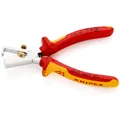 KNIPEX Abisolierzange 11 06 160 verchromt Mehrkomponenten VDE Ø5mm 10mm² 160mm Produktbild img2 S