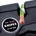 Produktbild von KNIPEX® - Abisolierzange 12 40 200 selbsteinstellend 0,03-10mm² AWG 32-7 200mm