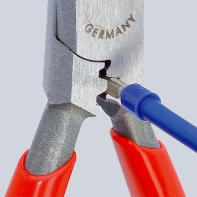 Produktbild von KNIPEX® - Verdrahtungszange 13 02 160 poliert Mehrkomponenten 160mm