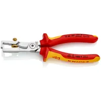 KNIPEX Abisolierzange StriX® 13 66 180 poliert Mehrkomp. VDE Ø5mm 10mm² 180mm Produktbild