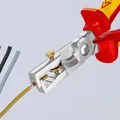 KNIPEX Abisolierzange StriX® 13 66 180 poliert Mehrkomp. VDE Ø5mm 10mm² 180mm Produktbild img5 S