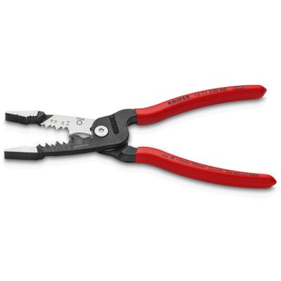 Produktbild von KNIPEX® - Multifunktions-Elektrikerzange metrisches Modell schwarz atramentiert