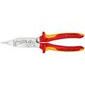 KNIPEX Elektro-Installationszange isoliert mit Mehrkomponenten-Hüllen, VDE-geprüft verchromt Produktbild