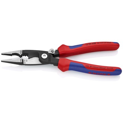 Produktbild von KNIPEX® - Elektro-Installationszange 13 92 200 poliert Mehrkomponenten 200mm