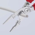 Produktbild von KNIPEX® - Elektro-Installationszange 13 96 200 verchromt Mehrkomp. VDE 200mm