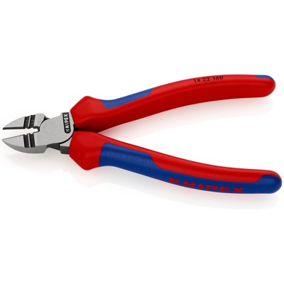 Produktbild von KNIPEX® - Abisolier-Seitenschneider 14 22 160 poliert Mehrkomponenten 160mm