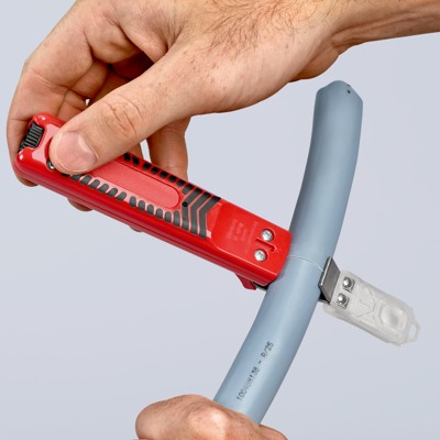 Produktbild von KNIPEX® - Abmantelungswerkzeug 16 20 165 SB ø8 - 28mm