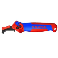 KNIPEX Abmantelungsmesser mit Gleitschuh und Ratschenfunktion 146 mm 1650145SB Produktbild