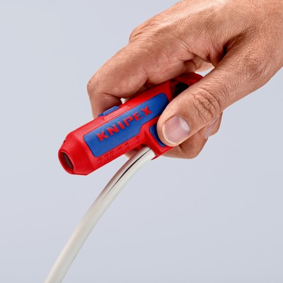 Produktbild von KNIPEX® - Abmantelungsw. ErgoStrip® 16 95 01 SB 0,2-4mm² Ø4,8-7,5mm Ø8-13mm