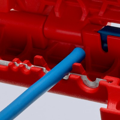 Produktbild von KNIPEX® - Abmantelungsw. ErgoStrip® 16 95 01 SB 0,2-4mm² Ø4,8-7,5mm Ø8-13mm