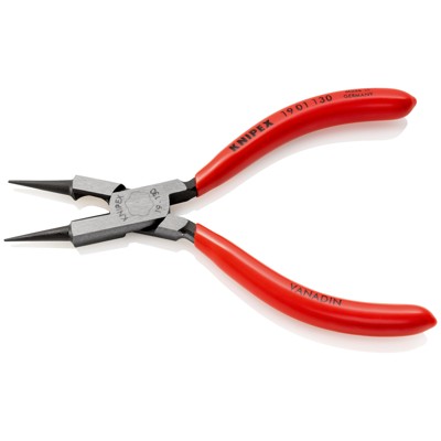 Produktbild von KNIPEX® - Rundzange mit Schneide 19 01 130 poliert kunststoffüberzogen 130mm