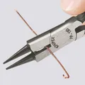 KNIPEX Rundzange mit Schneide 19 01 130 SB poliert kunststoffüberzogen 130mm Produktbild img3 S