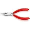 KNIPEX Rundzange mit Schneide 19 03 130 verchromt kunststoffüberzogen 130mm Produktbild img2 S