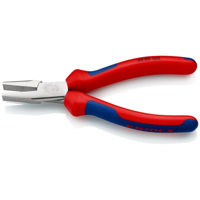 Produktbild von KNIPEX® - Flachzange 20 05 160 flach verchromt Mehrkomponenten 160mm