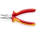 Produktbild von KNIPEX® - Flachzange 20 06 160 flach verchromt Mehrkomponenten VDE isoliert 160