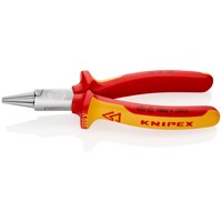 Produktbild von KNIPEX® - Rundzange 22 06 160 rund, spitz zulaufend verchromt Mehrkomp. VDE 160