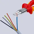KNIPEX Rundzange 22 06 160 rund, spitz zulaufend verchromt Mehrkomp. VDE 160mm Produktbild img3 S
