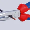 Produktbild von KNIPEX® - Storchschnabelzange 26 11 200 poliert kunststoffüberzogen 200mm