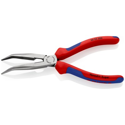 Produktbild von KNIPEX® - Storchschnabelzange 26 22 200 poliert Mehrkomponenten 40° 200mm