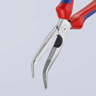 Produktbild von KNIPEX® - Storchschnabelzange 26 22 200 poliert Mehrkomponenten 40° 200mm